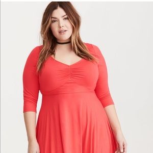 NWT Torrid Jersey Knit Skater Sweetheart Dress Size 2X / XXL / 18-20